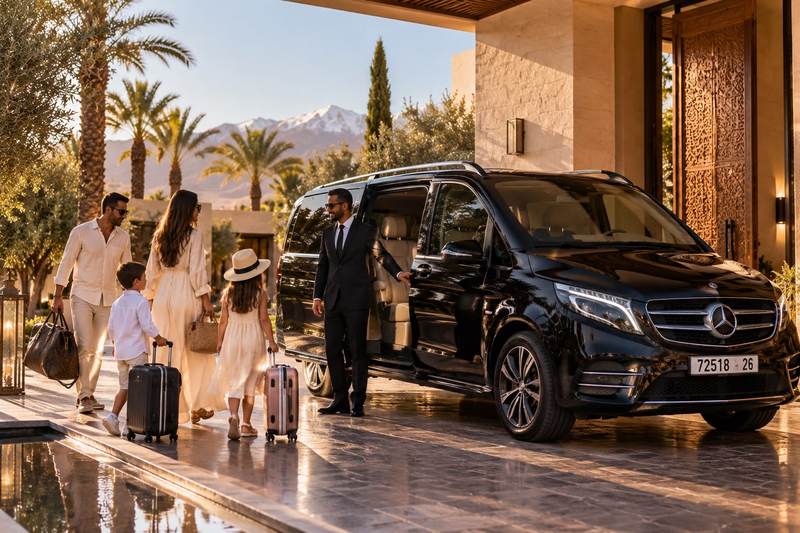 Chauffeur privé JKECH à Marrakech