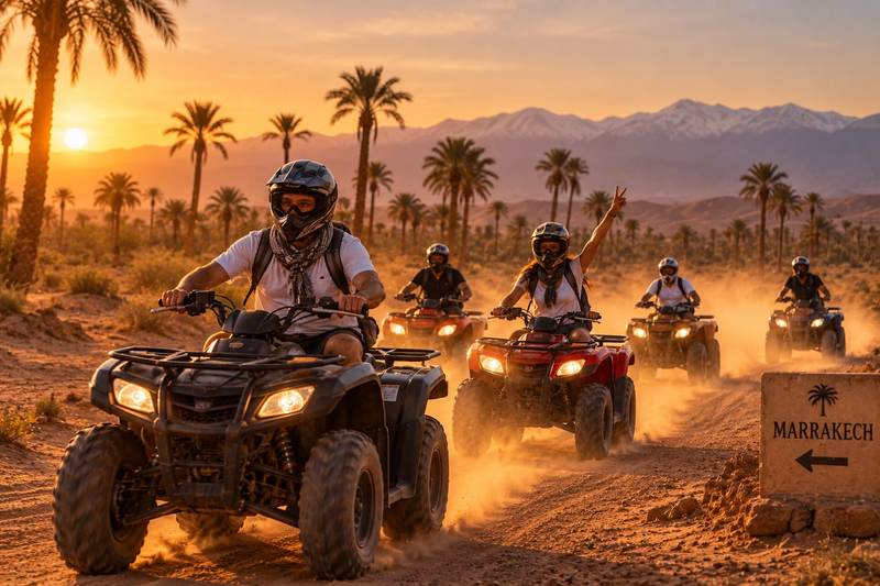 Excursion en quad dans le désert d’Agafay près de Marrakech